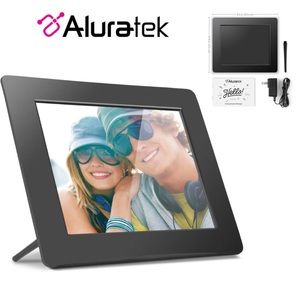 8" ALURATEK Black Color SVGA Electronic Digital Photo Picture Frame